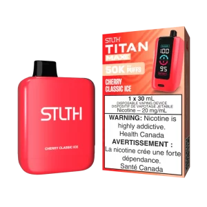 STLTH – TITAN MAX CHRERY CLASSIC ICE ICE 50K DISPOSABLE VAPE