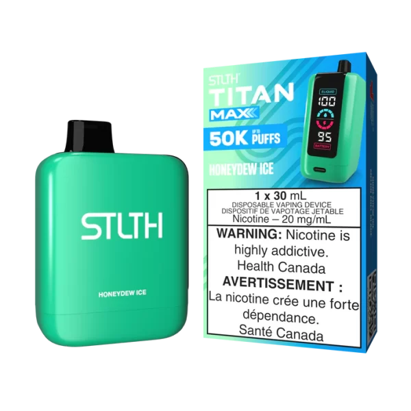 STLTH – TITAN MAX HONEYDEW ICE 50K DISPOSABLE VAPE