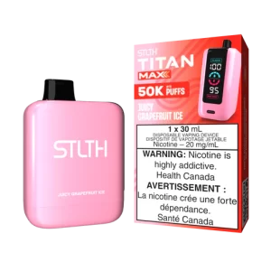 STLTH – TITAN MAX JUICY GRAPEFRUIT ICE 50K DISPOSABLE VAPE