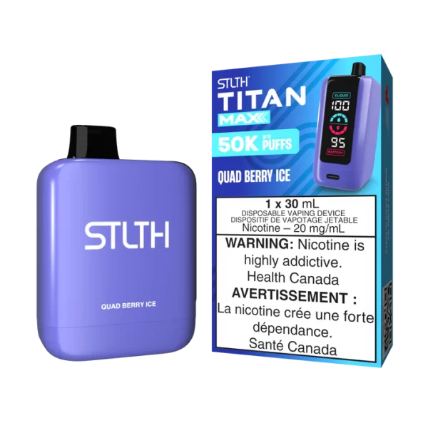 STLTH – TITAN MAX QUAD BERRY ICE 50K DISPOSABLE VAPE