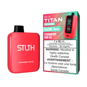 STLTH – TITAN MAX STRAWBERRY KIWI ICE 50K DISPOSABLE VAPE