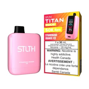 STLTH – TITAN MAX STRAWNANA ORANGE ICE 50K DISPOSABLE VAPE