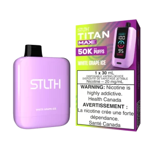 STLTH – TITAN MAX WHITE GRAPE ICE 50K DISPOSABLE VAPE