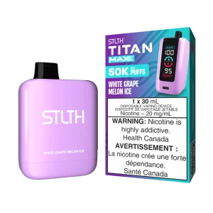 STLTH - TITAN MAX WHITE GRAPE MELON ICE 50K DISPOSABLE VAPE