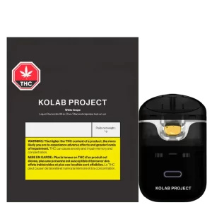 KOLAB PROJECT – WHITE GRAPE LIQUID DIAMONDS AIO DISPOSABLE VAPE 1G