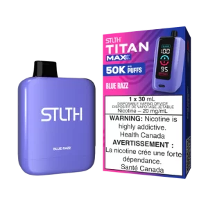 STLTH – TITAN MAX BLUE RAZZ 50K DISPOSABLE VAPE