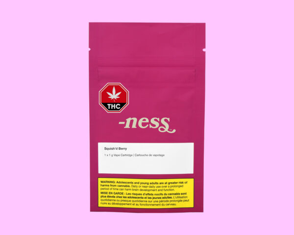 NESS – SQUISH'D BERRY 510 VAPE CART 1G