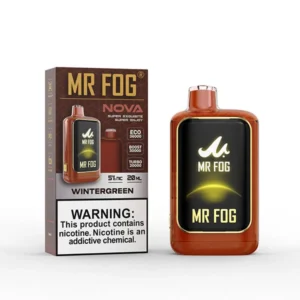 MR FOG NOVA 36K - WINTERGREEN DISPOSABLE VAPE