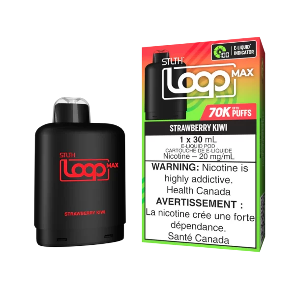 STLTH – LOOP MAX STRAWBERRY KIWI DISPOSABLE POD