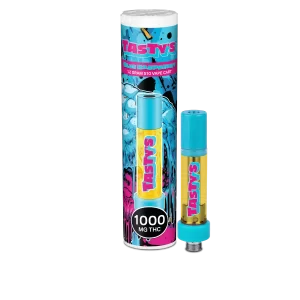 TASTY'S - BLUE RASPBERRY 510 VAPE CART 1.2G HYBRID