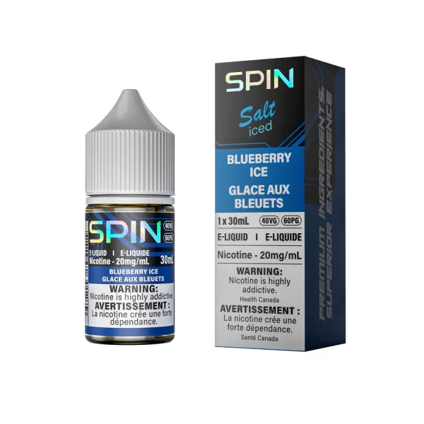 SPIN – BLUEBERRY ICE E-LIQUID SALT