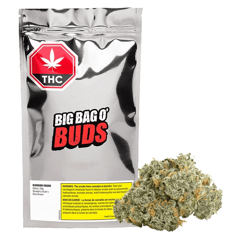 BIG BAG O’BUDS – BLUEBERRY DREAM 28G SATIVA