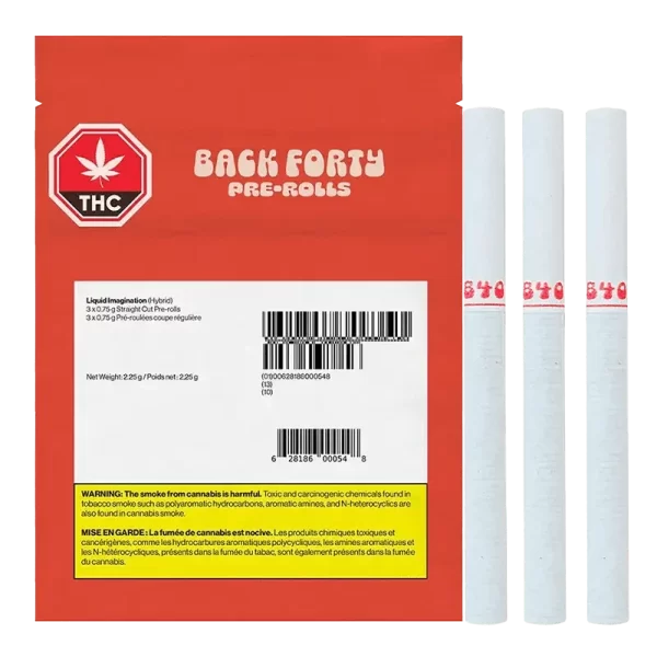 BACK FORTY – LIQUID IMAGINATION STRAIGHT PR3X0.75G HYBRID