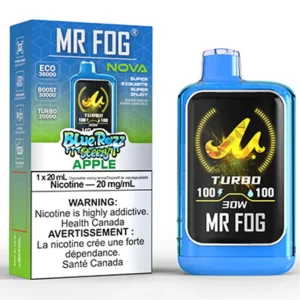 MR FOG – NOVA BLUE RAZZ STEEZY APPLE DISPOSABLE VAPE