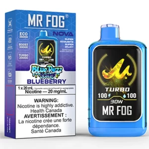 MR FOG – NOVA BLUE RAZZ STEEZY BLUEBERRY DISPOSABLE VAPE