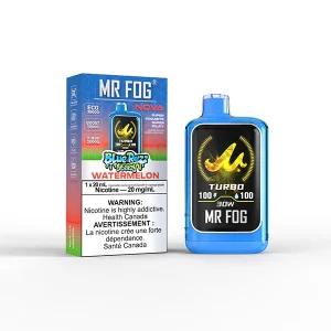 MR FOG – NOVA BLUE RAZZ STEEZY WATERMELON DISPOSABLE VAPE