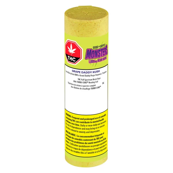 GOOD SUPPLY - MONSTERS GRAPE DADDY KUSH 1.5G 510 VAPE CART