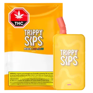 TRIPPY SIPS - PEACH HIGH-ALIVE DISPOSABLE VAPE 2G SATIVA