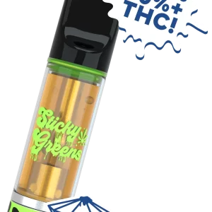 STICKY GREENS - ICED MINT(LIQUID DIAMONDS) 510 VAPE CART 1G SATIVA