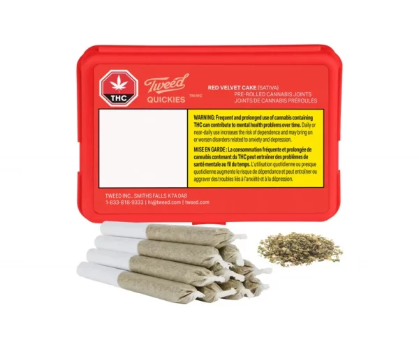 TWEED - QUICKIES RED VELVET CAKE PR10X0.35G  SATIVA