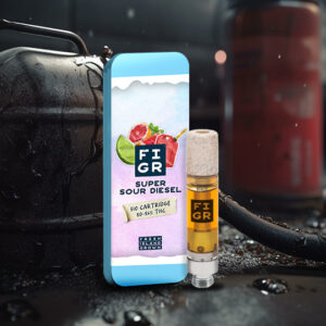 FIGR – SUPER SOUR DIESEL 510 VAPE CART 1G HYBRID