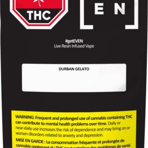 EVEN - DURBAN GELATO 510 VAPE CART 1G HYBRID