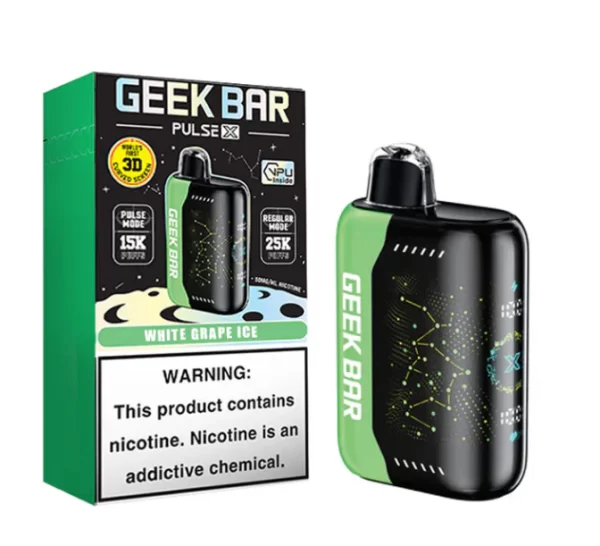 GEEK BAR PLUS X - WHITE GRAPE ICE 25K