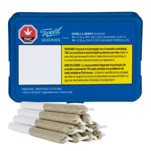 TWEED - QUICKIES GORILLA BERRY PR10X0.35G INDICA