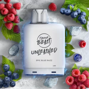 LEVEL X UNLEASHED 25K DISPOSABLE - EPIC BLUE RAZZ ICED