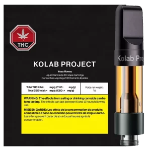 KOLAB PROJECT - YUZU HONEY 510 VAPE CART 1G SATIVA
