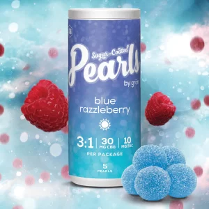 GRON - BLUE RAZZLEBERRY 3:1 CBG/THC PEARLS