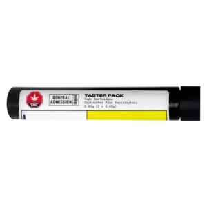 GENERAL ADMISSION - TASTER PACK 510 VAPE CARTS 0.45G EACH INDICA|SATIVA
