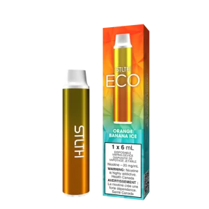 STLTH ECO - ORANGE BANANA ICE 6ML DISPOSABLE NICOTINE VAPE