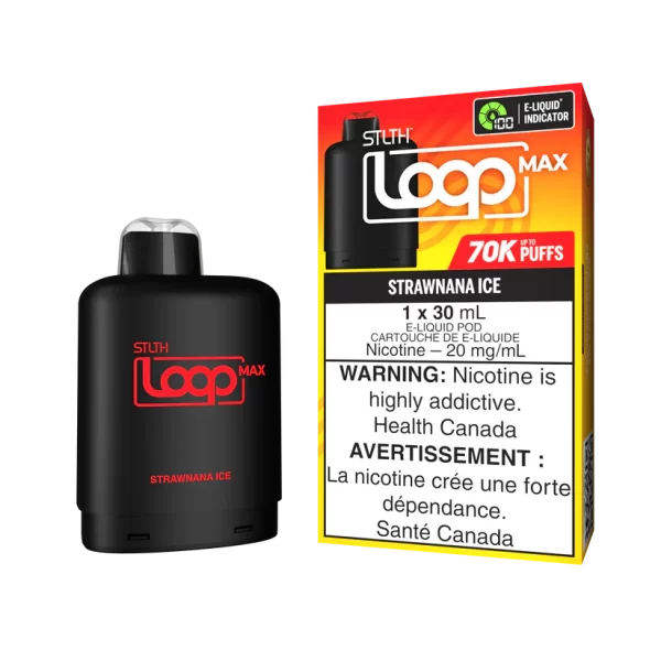STLTH – LOOP MAX STRAWNANA ICE DISPOSABLE POD