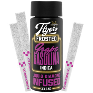 FLYERS - FROSTED GRAPE GASOLINA PR3X0.5G DIAMOND INFUSED INDICA