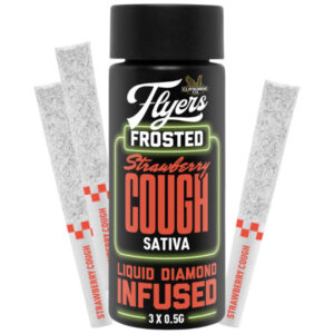 FLYERS - FROSTED STRAWBERRY COUGH PR3X0.5G DIAMOND INFUSED SATIVA