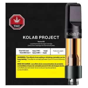KOLAB PROJECT - GUAVA OG LIQ DIAMONDS VAPE CART 1G SATIVA