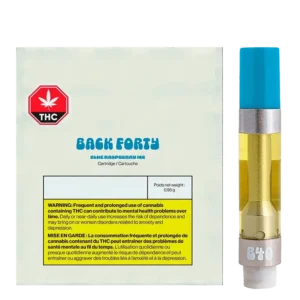 BACK FORTY - BLUE RASPBERRY ICE VAPE CART 0.95G SATIVA