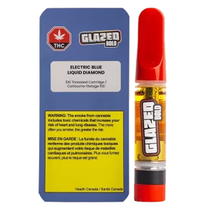 BOLD - GLAZED ELECTRIC BLUE LIQUID DIAMONDS 510 VAPE CART 1G INDICA