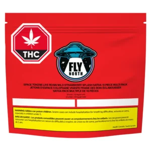 FLY NORTH – SPACE TOKENS WILD STRAWBERRY LIVE ROSIN CHEWS SATIVA MULTIPACK