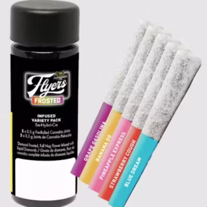 FLYERS – FROSTED INFUSED VARIETY PACK PR5X0.5G DIAMOND INFUSED