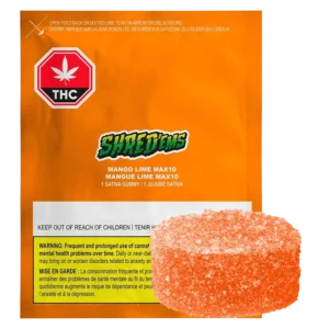 SHRED'EMS - MANGO LIME MAX10 GUMMY SATIVA