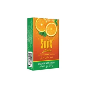 SOEX – ORANGE WITH MINT AUTHENTIC HERBAL MOLASSES 50G