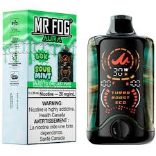 MR FOG AURA 60K – SOUR MINT DISPOSABLE VAPE