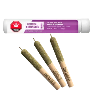 GENERAL ADMISSION - VERY BERRY DIAMOND INFUSED PR3X0.5G INDICA