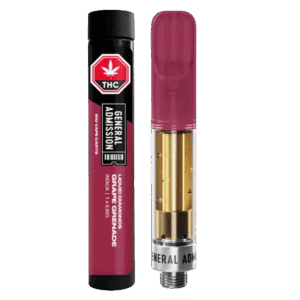 GENERAL ADMISSION – GRAPE GRENADE 510 VAPE CART 0.95G INDICA