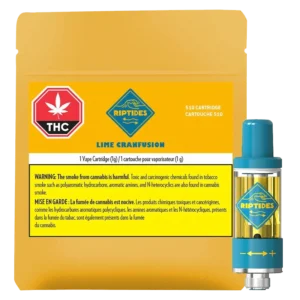 RIPTIDES - LIME CRANFUSION VAPE CART 1G INDICA