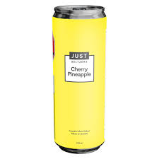 JUST SELTZERS - CHERRY PINEAPPLE 355ML