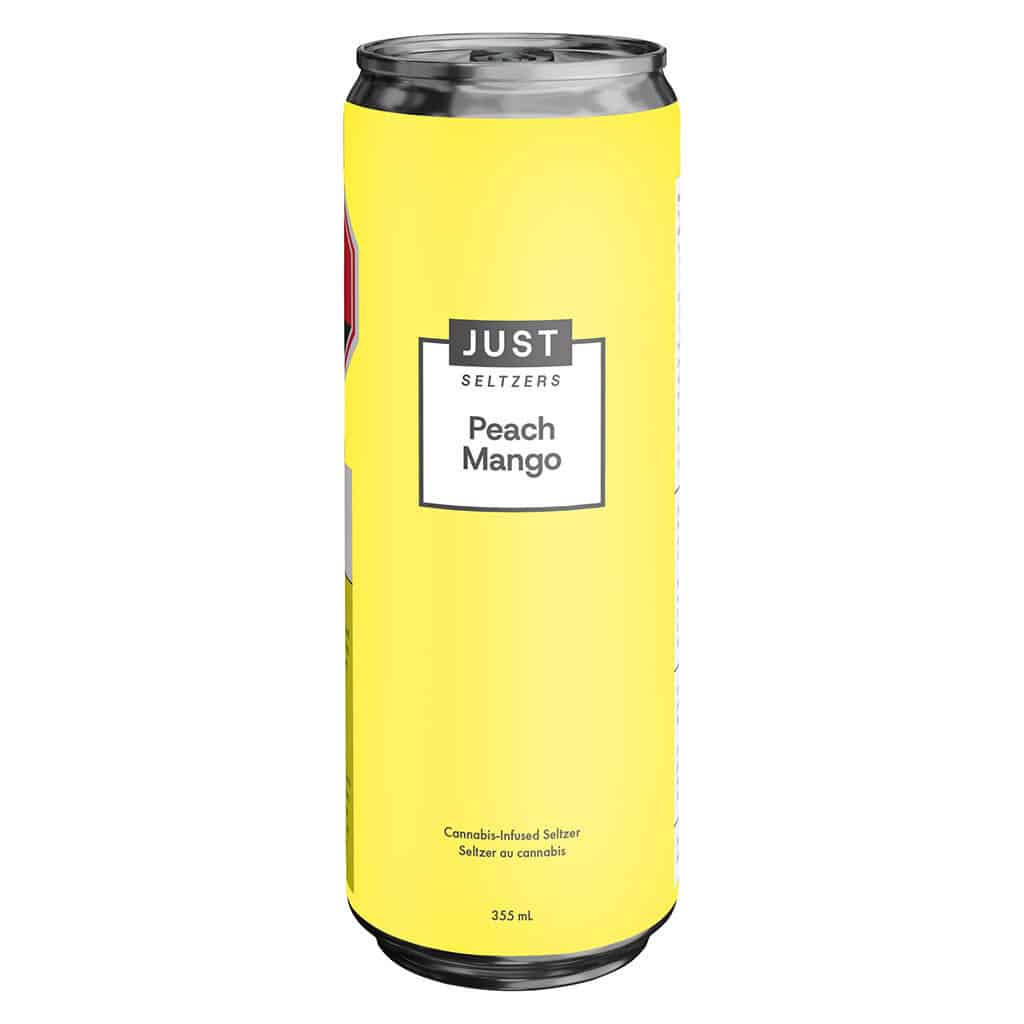 JUST SELTZERS - PEACH MANGO 355ML