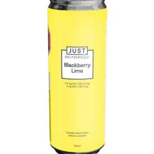 JUST SELTZERS - BLACKBERRY LIME 355ML